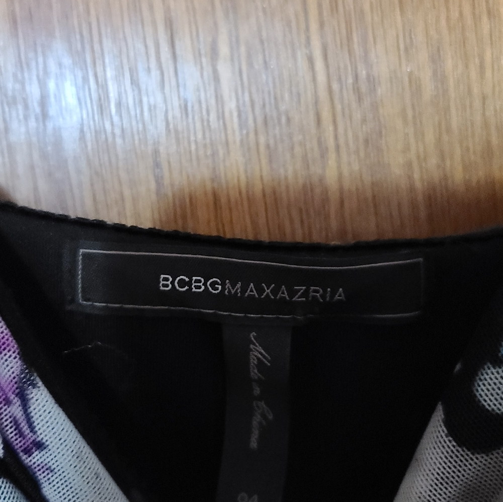 BCBGMAXAZRIA STRAPLESS ROUCHED MINI DRESS - Picture 4 of 4